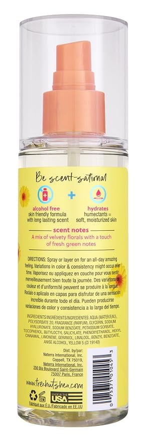 Tree Hut Dewy Daisy Fragrance Mist, Spritz On for a Refreshed Feel or Layer with Your Favorite Scents, Versatile Body Spray, 6 fl oz.