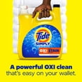 thumbnail image 2 of Tide Simply Laundry Detergent Liquid Oxi Boost + Ultra Stain Release, Refreshing Breeze Scent, 94 fl oz, 70 Loads, 2 of 9