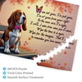 thumbnail image 4 of 500 Piece Jigsaw Puzzle For Adults Beagle On Bench In Autumn Dog Autumn Leaves Poem Challenging And Relaxing Puzzle Great Gift Idea Home Decor 20.5X15In, 4 of 6