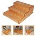 Yongwei bamboo spice rack Spice Rack Kitchen Organizer 3Tier