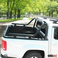 thumbnail image 2 of OMAC Sport Bar Truck Bed Chase Roll Bar for Nissan Frontier 2005-2021 Crew Cab Black, 2 of 8