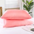 thumbnail image 4 of Unique Bargains Satin Pillowcases with Envelope Closure 2pcs, 4 of 9