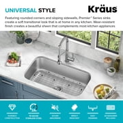 KRAUS Premier 32” Undermount 18-Gauge Stainless Steel Single Bowl Kitchen Sink