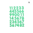 thumbnail image 4 of Baohd Home Office Night Glow Number Sticker Cabinet Light Switch Drawer Removable Decal Luminous Adhesive Decoration Green Small, 4 of 6