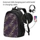 thumbnail image 2 of Fotbe Dice Mochila con Estampado y Puerto USB para Hombre y Mujer, Mochila Antirrobo, Mochila de Viaje, Mochila Escolar, Mochila Universitaria, 2 of 7