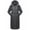 Gray, variant on Womens Winter Maxi Long Parka Coats Puffer Down Quilted Jacket with Hood