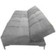 thumbnail image 5 of Sofa Cama Reclinable El Bazar Store New York Terciopelo Gris Plata Futón 3 posiciones Sala, 5 of 7