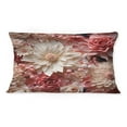 thumbnail image 3 of Designart "Blush Lace Whispering Blooms II" Floral Printed Throw Pillow, 3 of 5
