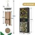 thumbnail image 4 of Regalos para mamá y abuela: campanas de viento para exteriores con árbol de la vida grabado, decoración grande para colgar en el patio para jardín, patio, Navidad o celebraciones de aniversario, 4 of 9
