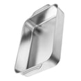 thumbnail image 3 of Molde rectangular de acero inoxidable para hornear, asar, hornear, barbacoa, pavo, pastel, hornear al horno., 3 of 7