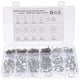 thumbnail image 3 of 250pcs Double Wire Fuel Hose Spring Clips Pipe Clamps Pipe Clips Fasteners, 3 of 4