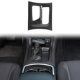 thumbnail image 4 of 1pcs Center Consoles Gear Shift Trim Panel Frame for Dodge Charger 2015-2022, Carbon Fiber Style, Auto Interior Decoration Accessories, Black Carbon Fiber Look, 4 of 5