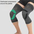 thumbnail image 4 of Rodilleras de soporte rotuliano, compresión de alta elasticidad, tejido transpirable, diseño ligero, para fitness, salto, carrera, ciclismo, protección para piernas.,Vsgery, 4 of 7