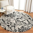 thumbnail image 2 of SAFAVIEH Soho Malta Floral Wool Area Rug, Black/Beige, 7'6" x 9'6", 2 of 10