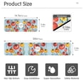 thumbnail image 3 of Yayeee Faucet Mat for Kitchen Sink 14.7" Diatomite Long Splash Guard Pad, Yellow Floral Tomatoes, 2 Pack, 3 of 7