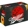 Miller Genuine Draft Beer, 24 Pack, 12 fl oz Aluminum Cans, 4.7% ABV, Domestic Lager