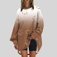 thumbnail image 2 of ICHUANYI Fall Shirts for Women, Womens Long Sleeve Crew Neck Plus Size Print Sweatshirts Oversized Pullover Tunic Tops Outwear Streetwear 2024, 2 of 5