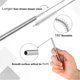thumbnail image 5 of 13/16cm Short 304 Stainless Steel Straws Metal Straws Reusable Drinking Straws For Cocktail Bar Party Eco-friendly Drinkware, 5 of 5