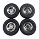 thumbnail image 1 of Ruedas RC Neumáticos 4 piezas Reemplazo Profesional Fácil Instalación Modelo DIY Repuesto Negro Accesorio DIY para 1:18, 1 of 9