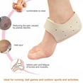 thumbnail image 3 of Tnobhg 1 Pair Silicone Heel Covers Fastener Tape Pain Relief Support for Plantar Fasciitis Achilles Tendonitis, 3 of 8