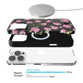 thumbnail image 4 of VELVET CAVIAR for Floral iPhone 16 Pro Max Case - Compatible with MagSafe - Cute Protective Black Case for Women - Pink Rose Flower, 4 of 7