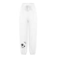 thumbnail image 4 of VEKDONE Womens Linen Long Pants White S, 4 of 6