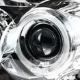 thumbnail image 5 of Dual LED Halo Projector Headlight In Chrome Housing Clear Lens Made For And Compatible With 2004 - 2008 Ford F-150 F150 06-08 Lincoln Mark LT 04 05 06 07 08, 5 of 7