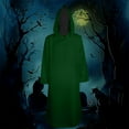 thumbnail image 7 of Hvyesh Unisex Medieval Hooded Robe Halloween Cosplay Costume Renaissance Long Hooded Cloak Gothic Holiday Long Dress Pullover Robe, 7 of 7