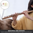thumbnail image 2 of OULII 10Pcs Musical Instrument Parts For Flute Enthusiasts And Diy Lovers Assorted Color 10.14x0.10x0.10in, 2 of 5