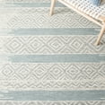 thumbnail image 6 of SAFAVIEH Metro Rae Striped Area Rug, Natural/Light Grey, 6' x 6' Round, 6 of 8