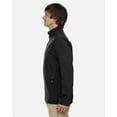 thumbnail image 2 of CORE365 88184T Men's Tall Cruise Two-Layer Fleece Bonded Soft Shell Jacket-Black-5XLT, 2 of 4