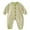 Green, variant on Preemie Boy Clothes Creme Leotard Baby Warm Bear Footie Romper Thick Jumpsuit Winter Outerwear
