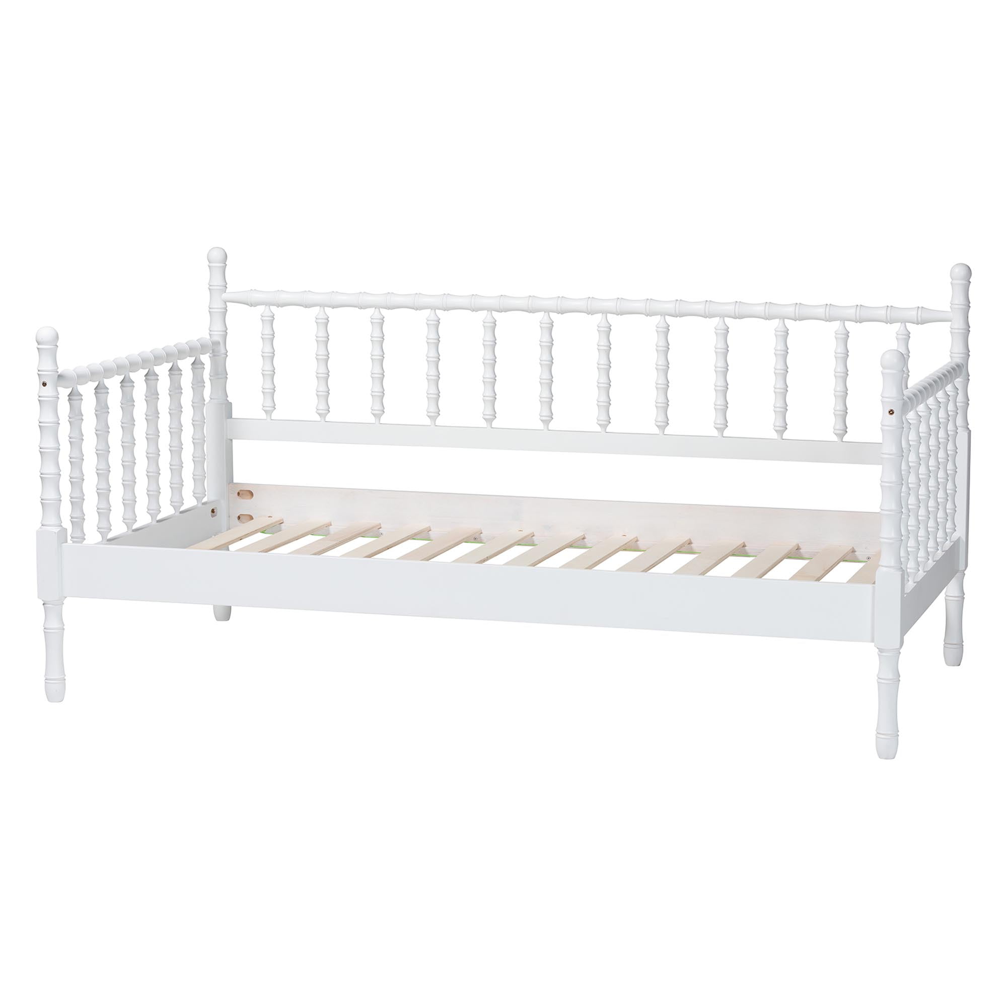 Baxton Studio Laurent Mid-Century Daybed, Twin, White