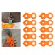 thumbnail image 4 of Llave Aireadora Para Grifo De Fregadero, Ergonómica, Antideslizante, Práctica, Fácil De Instalar, Repuesto De Llave Aireadora De 10 Piezas Para Cocina, 4 of 7