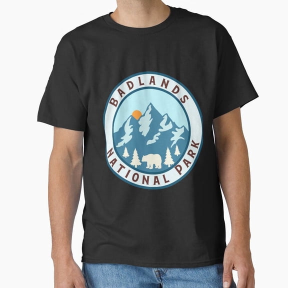 Vintage Badlands National Park Classic T-Shirt T-Shirt Perfect T-Shirt For Everyone