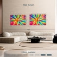 thumbnail image 4 of Elephant Stock Succulent Wall Art - Horizontal Canvas Wall Art - Living Room Wall Decor - Abstract Canvas - Orange And Brown Decor - 48" x 32", 4 of 8