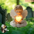 thumbnail image 6 of Todaioua Eternal Embrace Angel Garden Stake, 2D Flat Acrylic Decorative Angel Garden Stakes Decor Outdoor Guardian Fairy Garden Stakes for Cemetery Heavenly Memorial Gifts for Christians (11.5 Inch), 6 of 8