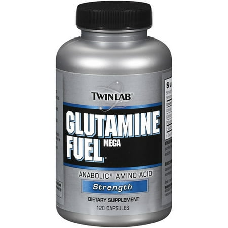 Twinlab Mega Glutamine Fuel Capsules, 120ct