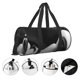 thumbnail image 3 of Easygdp Black White Fluid Sculpture Bolsa de Viaje, Bolsa de Mano, Bolsa de Gimnasio, Bolsa de Equipaje para Viaje, 3 of 6