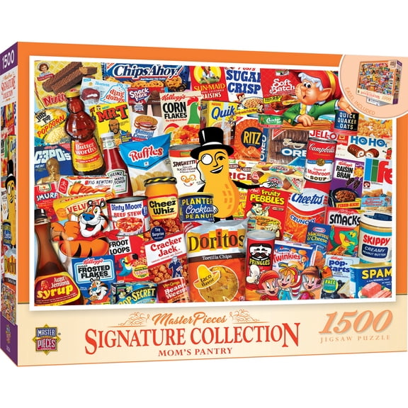 MasterPieces 1500 Piece Nostalgic Jigsaw Puzzle for Adults - Mom's Pantry Flashbacks 23.5"x34"