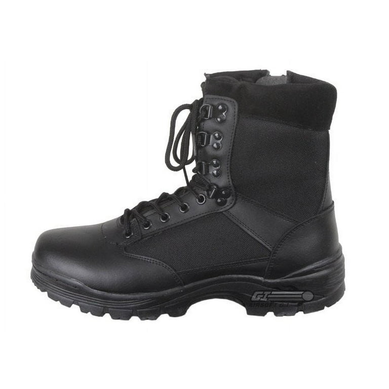 Tru Spec Zippered Tactical Boots Black 10 Walmart