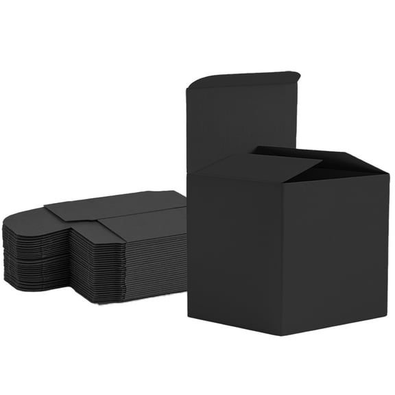 Ucanpack Black Product Boxes, Cardboard Packaging Paper Board Gift Box, 5 x 5 x 5" - 250/Bundle
