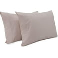 thumbnail image 2 of Superity Linen Pillow Cases King Size - Open Enclosure - 2 Pack - 100% Soft and Comfortable Premium Cotton - Stone, 2 of 7