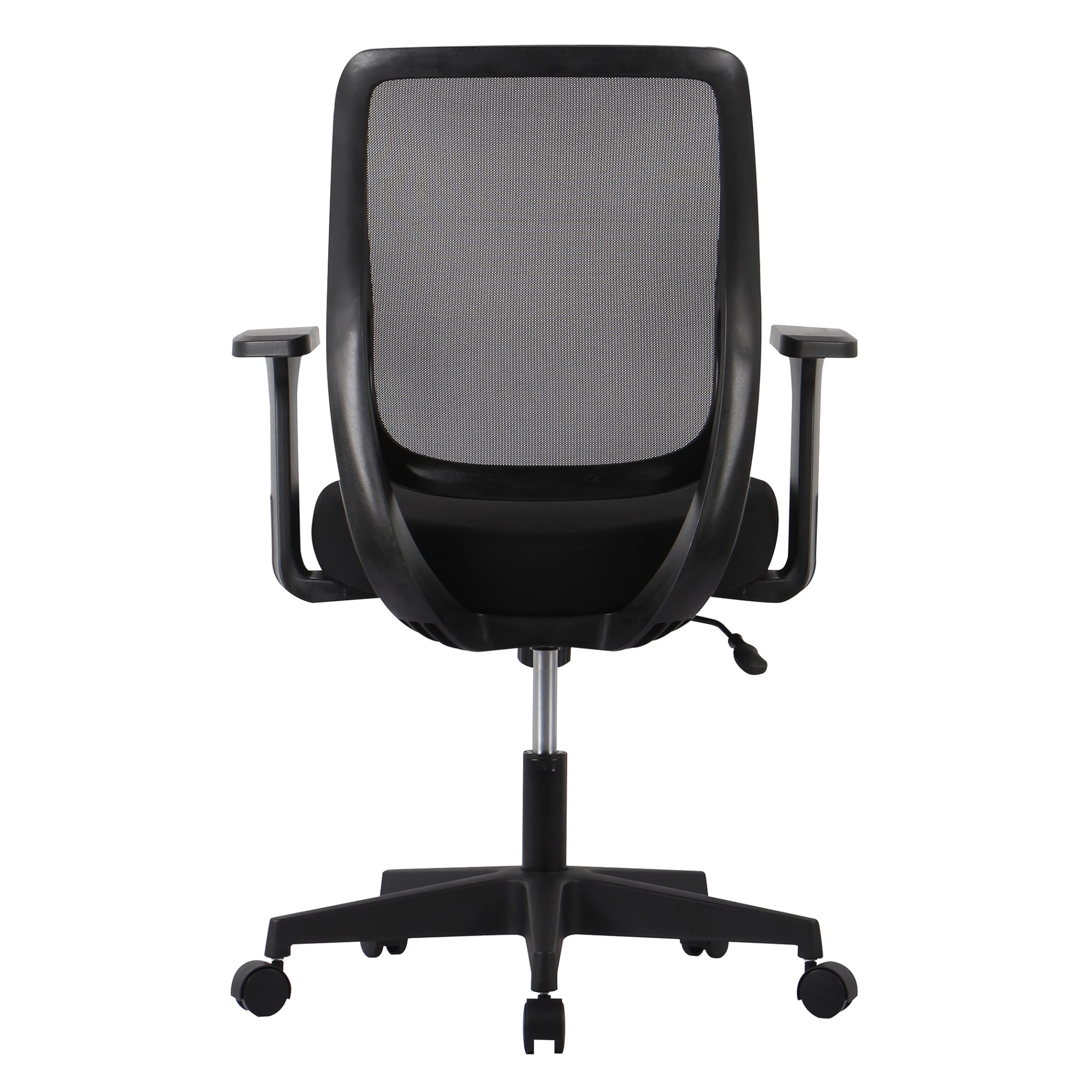 Realspace® Sensi Mesh/Fabric Low-Back Task Office Chair, Black, BIFMA Compliant