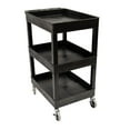 thumbnail image 7 of Luxor Plastic Utility Tub Cart - Three Shelf-Black - 24" x 18" SEC111-B, 7 of 7
