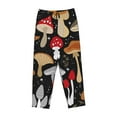 thumbnail image 4 of Junzan Various Mushrooms Women'S Pajama Pants Drawstring Comfy Sleep Bottoms With Pockets, 4 of 9