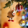 thumbnail image 3 of AMLESO Christmas Reindeer Figures Decoration Deer Statue Model for Garden Party Festive Style2 brown, 3 of 8