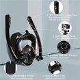 thumbnail image 5 of Fullface snorkel diving mask, snorkel mask, fullface swimming mask, antifog, 5 of 5