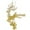 Gold, variant on Darzheoy Christmas Ornaments Christmas Electroplating Jumping Deer Pendant Decoration Products Bells Christmas Tree Decorations Window Display Props