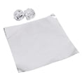 thumbnail image 4 of GAXIRE 200 unidades de papel de aluminio para embalaje de alimentos, 15 x 15 cm, para manualidades, chocolate, dulces, té, regalos, para el hogar y la tienda (plateado), 4 of 6